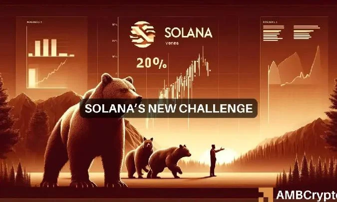 За последние семь дней акции SOL упали более чем на 20% . Sol