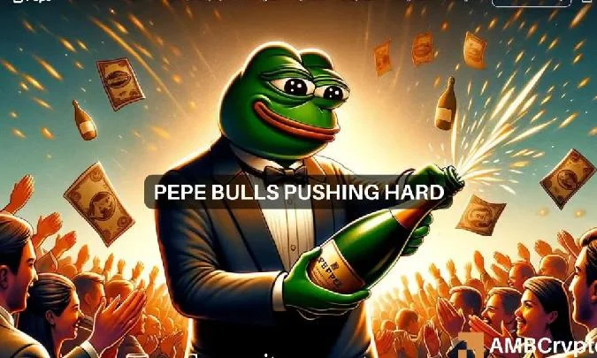 За последние семь дней цена PEPE выросла более чем на 3 % . Pepe