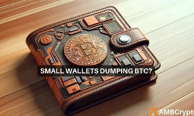 На прошлой неделе с кошелька small BTC упало больше монет. Btc