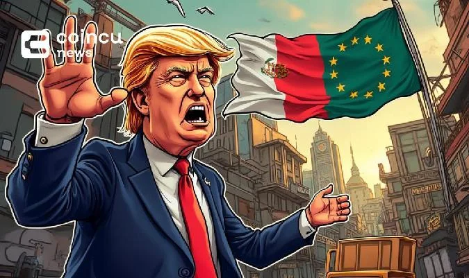 Principais pontos de discussão: A imposição de tarifas de Trump sobre a UE ou o México não está confirmada, os mercados estão estáveis. . Criptomoedas
