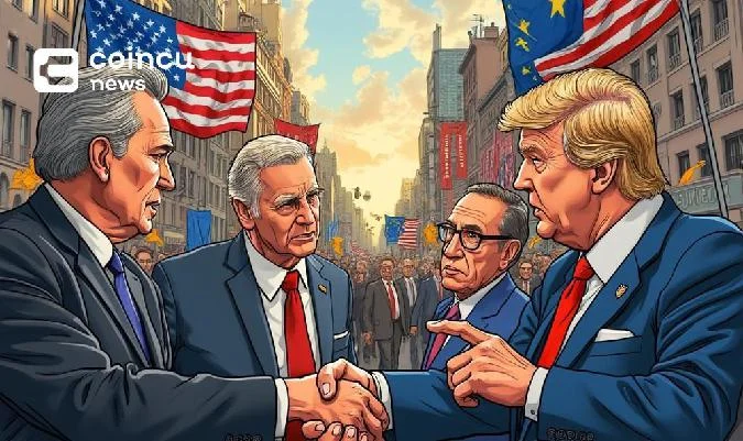 Highlights: U.S. imposes 15% duties on EU exports amid trade agreements. . Bitcoin