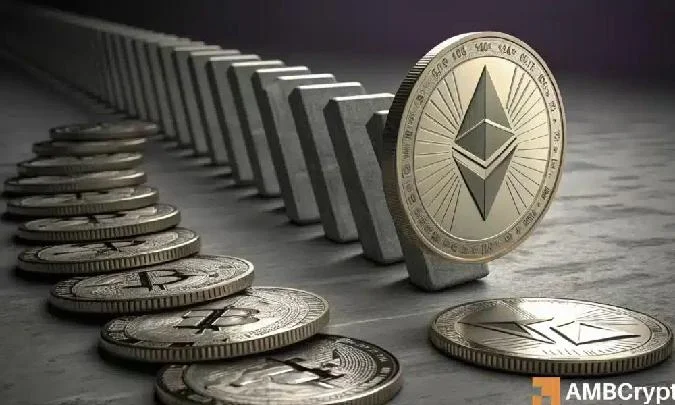 当3.3亿美元的空头头寸被记录在案时，以太坊暴跌，特朗普对中国的新关税造成了130亿美元加密货币市场的清算. Eth