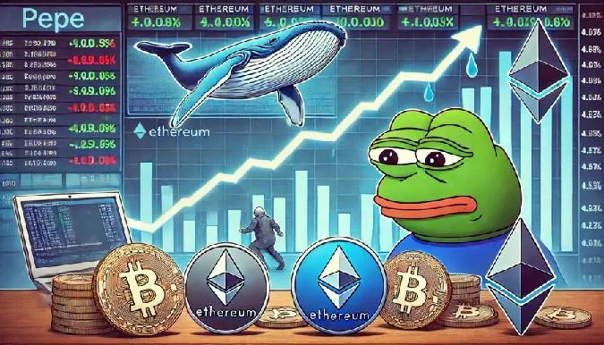 El precio de PEPE cayó un 7,5% debido a que grandes ballenas vendieron 1,4 billones de tokens de Ethereum, lo que provocó un retroceso del mercado y aumentó la presión vendedora. Ethereum