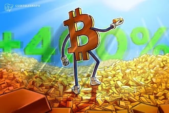 El gráfico del ratio BTC/GLD compara el rendimiento de los activos y sirve de barómetro para medir el dominio del BTC sobre el oro. Por ejemplo, un aumento en la relación refleja que bitcoin está superando al oro en valor de mercado, y viceversa. Bitcoin