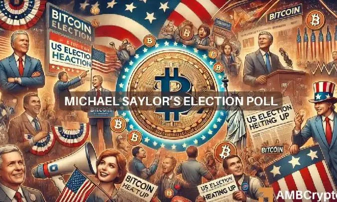 La encuesta de Sailor sobre Bitcoin muestra un fuerte apoyo a Trump, que lidera con el 91% de los 61.238 votos. Bitcoin
