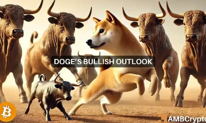 Lintérêt ouvert dans le Dogecoin a bondi de 19% au cours des dernières 24 heures, car les traders parient beaucoup sur le memcoin. Doge