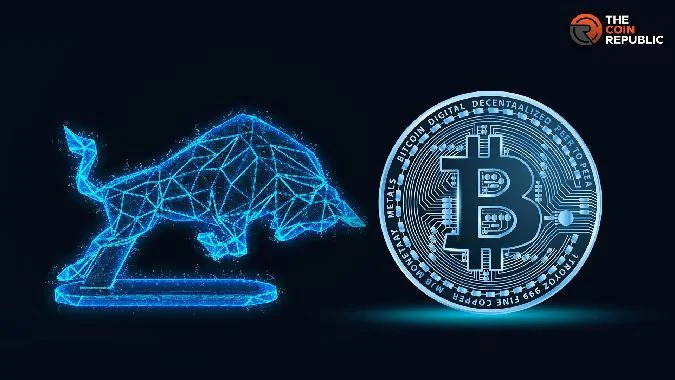 Analyst Ali schlägt vor, dass bitcoin (BTC USD) ein bullisches Wimpelmuster in der bitcoin-Preisbewegung bilden könnte. Bitcoin