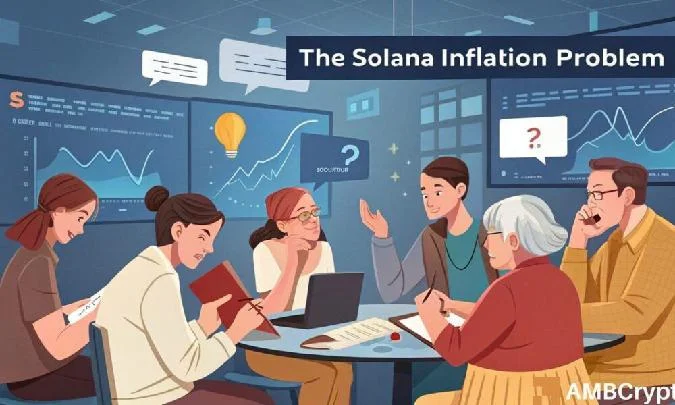 Die Solana-Gemeinschaft [SOL] hat vorgeschlagen, die jährliche Inflationsrate (Token-Ausgabe) des Netzwerks aufgrund der Marktbedingungen auf 1,5 % zu senken. Tushar Jain, geschäftsführender Gesellschafter von Multicoin Capital, stellte den Vorschlag vor und verurteilte das aktuelle Inflationsmodell. . Sol