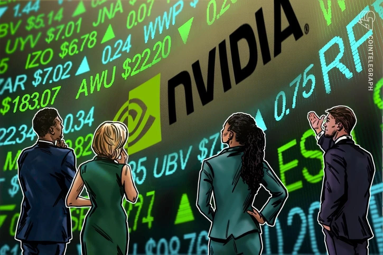 Nvidia-Aktienkurs bildet ein Todeskreuz - werden Krypto-KI-Token folgen? . Token