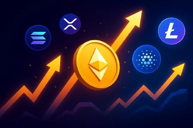 Le graphique Merlin compare la performance globale du marché des altcoins (hors bitcoin et stablecoins) sur plusieurs années. Le modèle révèle un schéma répétitif : une période de rejet à un niveau de résistance horizontal identique, suivie dune correction et dune phase de consolidation. Historiquement, cette séquence a précédé des cassures rapides à la hausse. . Le graphique