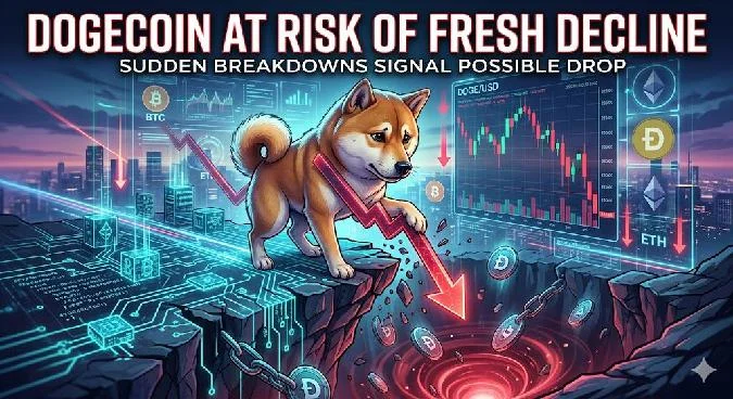 Dogecoin откатился от достижений в районе $0,1050 относительно доллара США. Сейчас DOGE держится на уровне $0,10, но может продолжить падение. . Doge