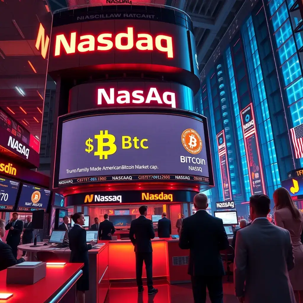 The Trump familys American Bitcoin company has successfully listed on Nasdaq, marking a bold new chapter in their investment portfolio. This move represents a significant foray into the cryptocurrency world with an impressive market cap of $2.1 billion. The listing signals growing institutional interest in #Bitcoin and reinforces the digital currencys position in mainstream finance. Bitcoin