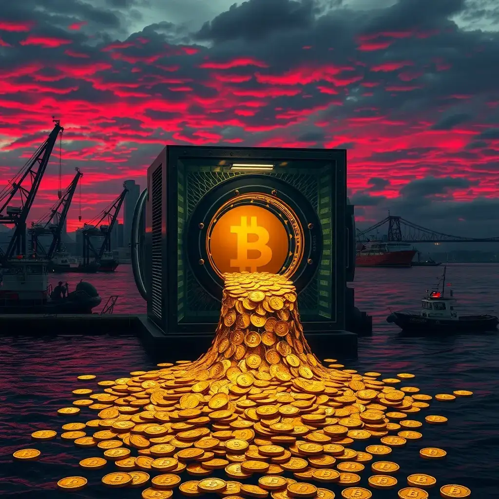 US spot #Bitcoin ETFs posted the largest monthly cash outflow since their June 2026 debut: $4.51B left last month, leaving total NAV at approx $70B. Bitcoin