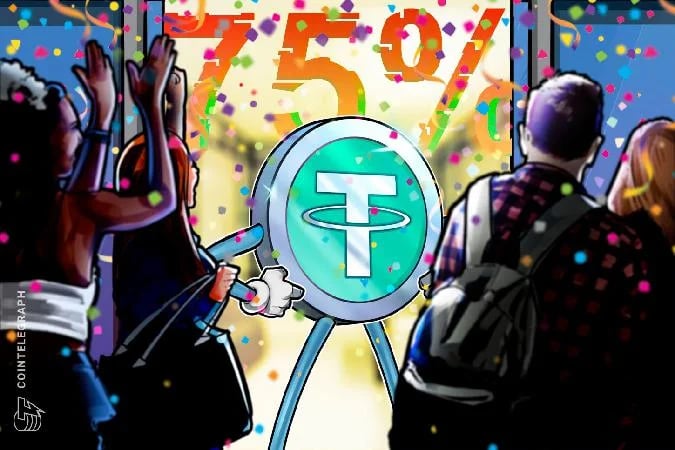 Tether, denominada en dólares estadounidenses, controla ahora dos tercios de todo el mercado de stablecoin, habiéndose expandido significativamente en los últimos dos años. Tether