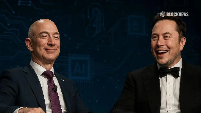 Elon taquine à nouveau Bezos : lespace ? Copié. Les voitures électriques ? De même. Et maintenant, lintelligence artificielle ? - BlockNews Ilon Musk a taquiné Jeff Bezos après avoir appris que ce dernier avait pris le contrôle dune nouvelle entreprise dintelligence artificielle appelée Project Prometheus. . Dia