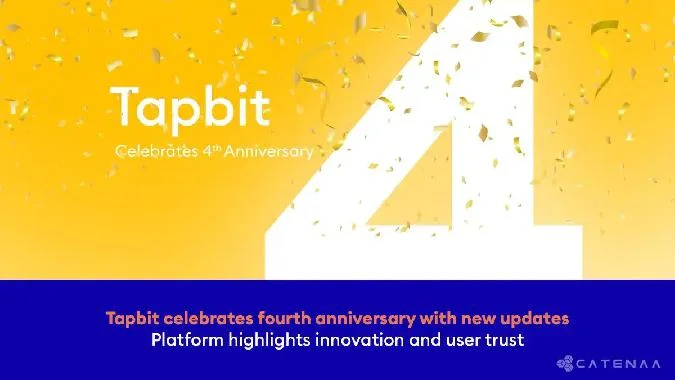 Katenaa Mardi 02 décembre 2025 - Léchange mondial de crypto-monnaies Tapbit a célébré son quatrième anniversaire en se concentrant sur linnovation, la fiabilité et la confiance de sa communauté. . Ont