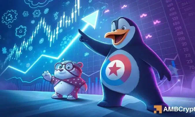La performance du prix de PENGU na pas été impressionnante depuis des mois, mais les vendeurs commencent à perdre du terrain. Le memcoin basé à Solana sest échangé au sein dune large formation en drapeau depuis juillet, et la pression baissière montre enfin des signes dapaisement. . Ont