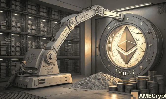 Bitmine Immersion [BMNR] a augmenté ses avoirs en Ethereum, franchissant la barre des 4,06 millions dETH. Cela a renforcé le statut de lentreprise en tant que plus grand détenteur dETH au monde, alors que lintérêt des acteurs institutionnels traditionnels pour les ETF au comptant samenuise. Ethereum