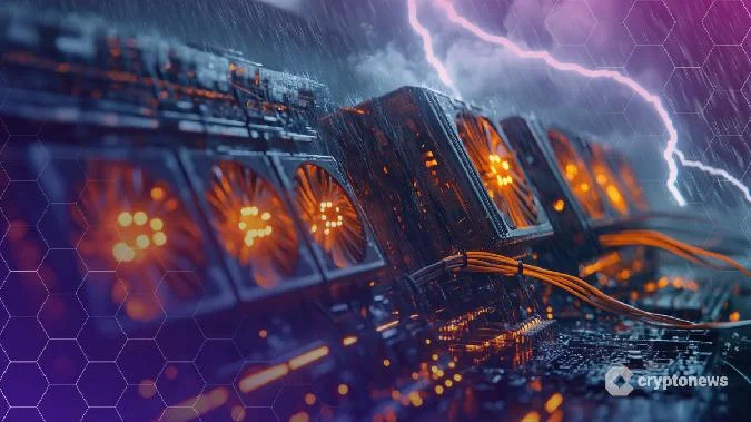 Une violente tempête arctique balayant les États-Unis a forcé les mineurs de bitcoins à interrompre plus de 110 exashes par seconde de puissance de hachage, ralentissant temporairement la génération de blocs pendant 12 minutes alors que les opérateurs réduisaient lactivité pour réduire la charge sur les réseaux électriques locaux, a rapporté The Miner Mag. . Miner