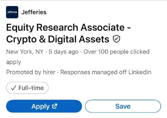 Goldman Sachs и Jefferies вводят позиции криптоаналитиков. . Carblock